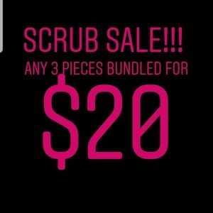 3 for $20 Scrubs sale!